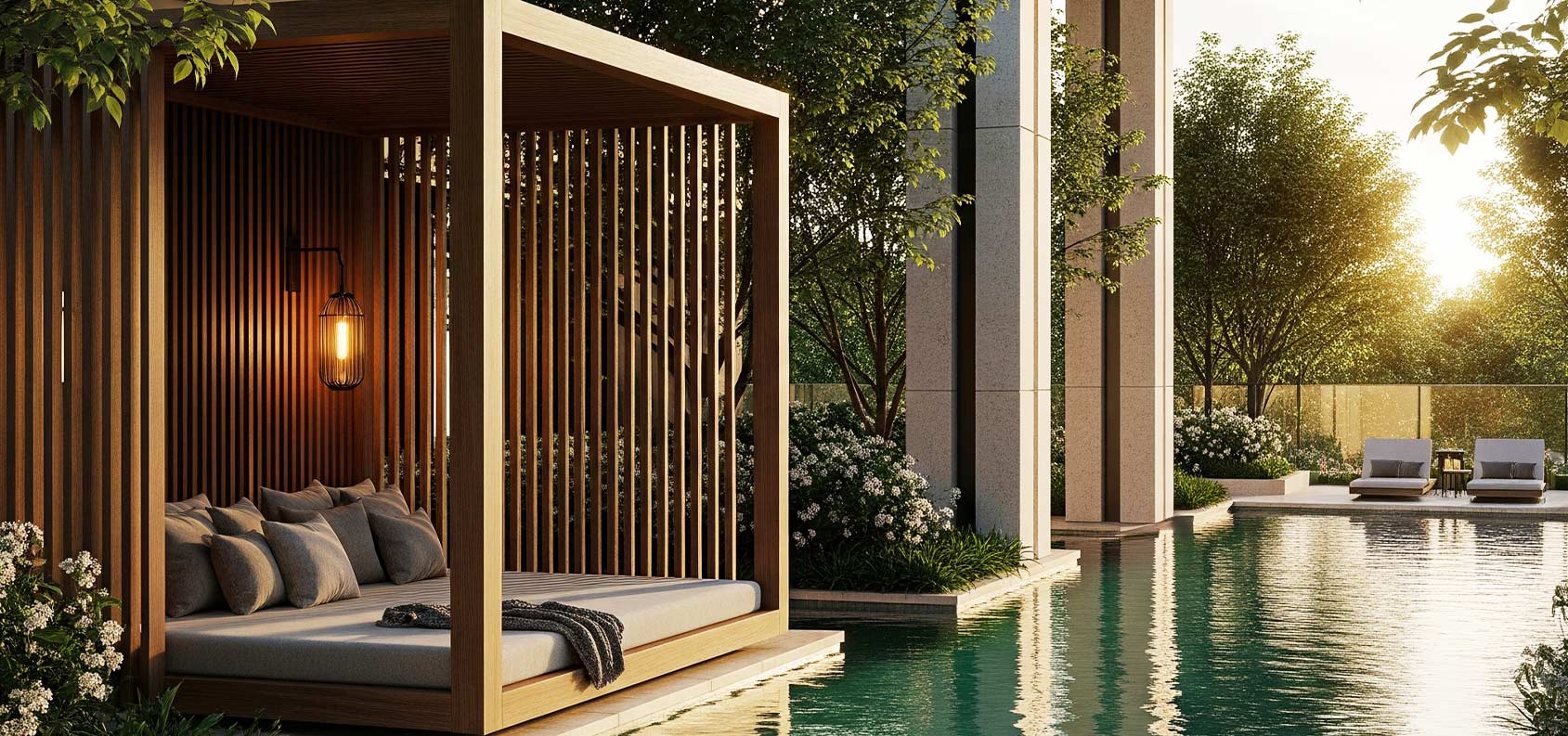Swimming Pool at Smartworld Residences by ELIE SAAB
